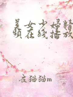 美女少妇精品视频在线播放