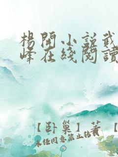 杨开小说武炼巅峰在线阅读