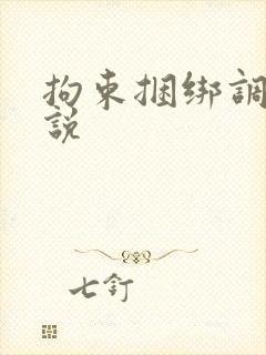拘束捆绑调教小说