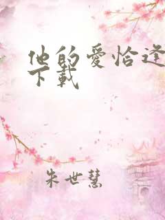他的爱恰逢其时下载