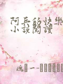 阿兵的快乐生活小说阅读