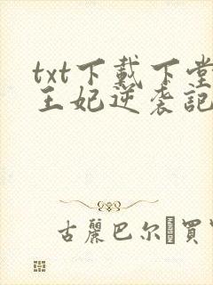 txt下载下堂王妃逆袭记