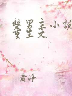 双男主小说推荐重生文