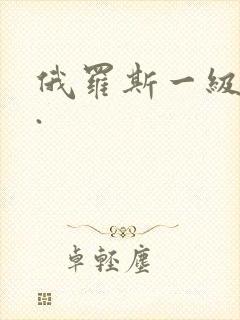 俄罗斯一级黄色.