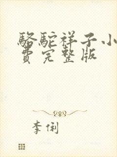 骆驼祥子小说免费完整版