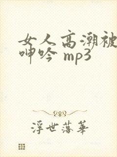 女人高潮被爽到呻吟 mp3
