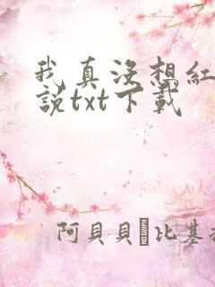 我真没想红啊小说txt下载