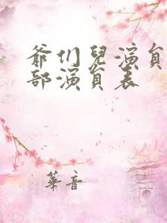 爷们儿演员表全部演员表 爷们儿演员表全部演员表