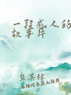一段感人的爱情故事片