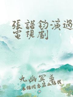 张诺钧演过哪些电视剧