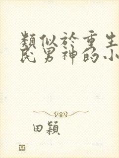 类似于重生之国民男神的小说