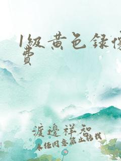 1级黄色录像免费