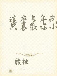 这么多年我还是只喜欢你小说免费阅读