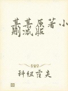 某某原著小说未删减版