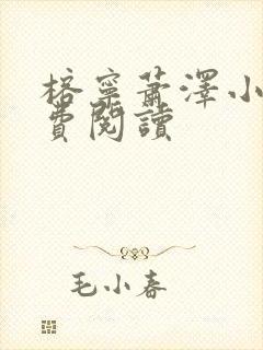 榕宁萧泽小说免费阅读