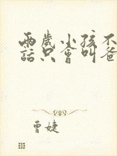 两岁小孩不会说话只会叫爸爸妈妈