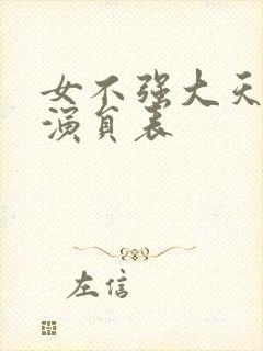 女不强大天不容演员表
