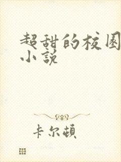 超甜的校园言情小说