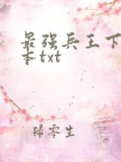 最强兵王下载全本txt