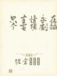 只有情永在是哪个电视剧插曲