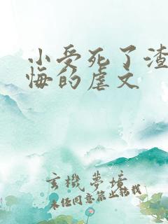 小受死了渣攻后悔的虐文