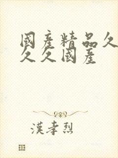 国产精品久久久久久国产
