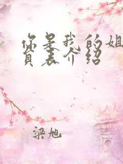 你是我的姐妹演员表介绍