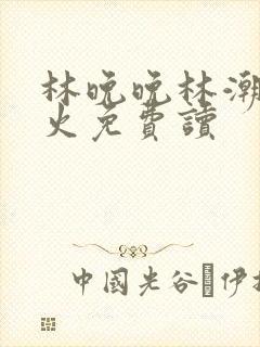 林晚晚林潮生野火免费读