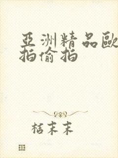 亚洲精品欧美自拍偷拍