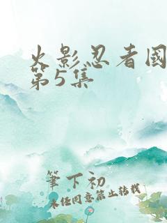 火影忍者国语版第5集
