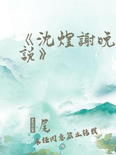 《沈煜谢晚烟小说》