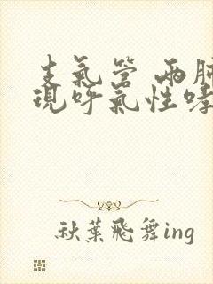 支气管 两肺出现呼气性哮鸣音
