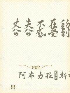 丈夫不在的时候公公感受到的儿媳妇