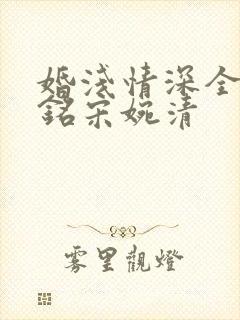 婚浅情深全文陆铭宋婉清