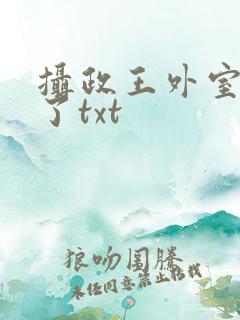 摄政王外室重生了txt