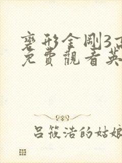 变形金刚3高清免费观看英文版