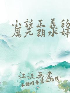 小说正义的使命厉元朗水婷月