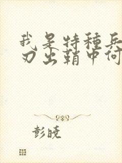 我是特种兵之利刃出鞘中何晨光