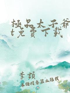 极品太子爷txt免费下载