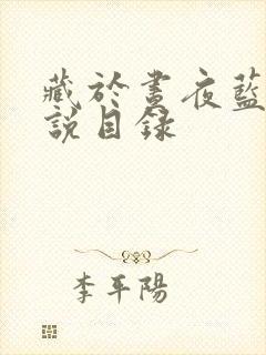 藏于昼夜蓝掉小说目录