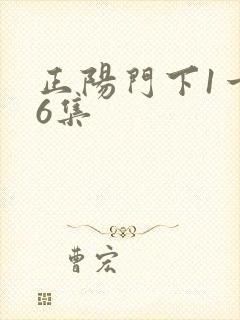 正阳门下1一36集