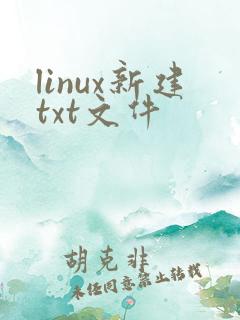 linux新建txt文件 linux新建txt文件