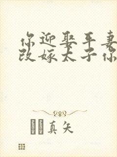 你迎娶平妻,我改嫁太子你哭什么顾泱泱