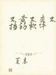 又黄又爽又无遮挡的软件