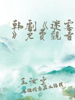 韩剧《迷雾同行》免费观看