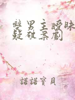 双男主暧昧向悬疑破案剧