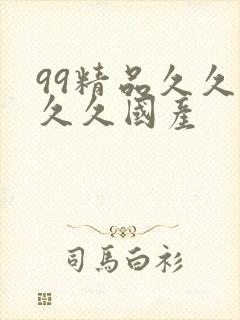 99精品久久久久久国产