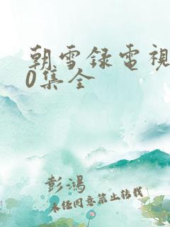 朝雪录电视剧40集全