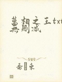 万相之王txt无删减