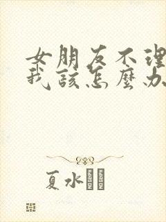 女朋友不理我了我该怎么办